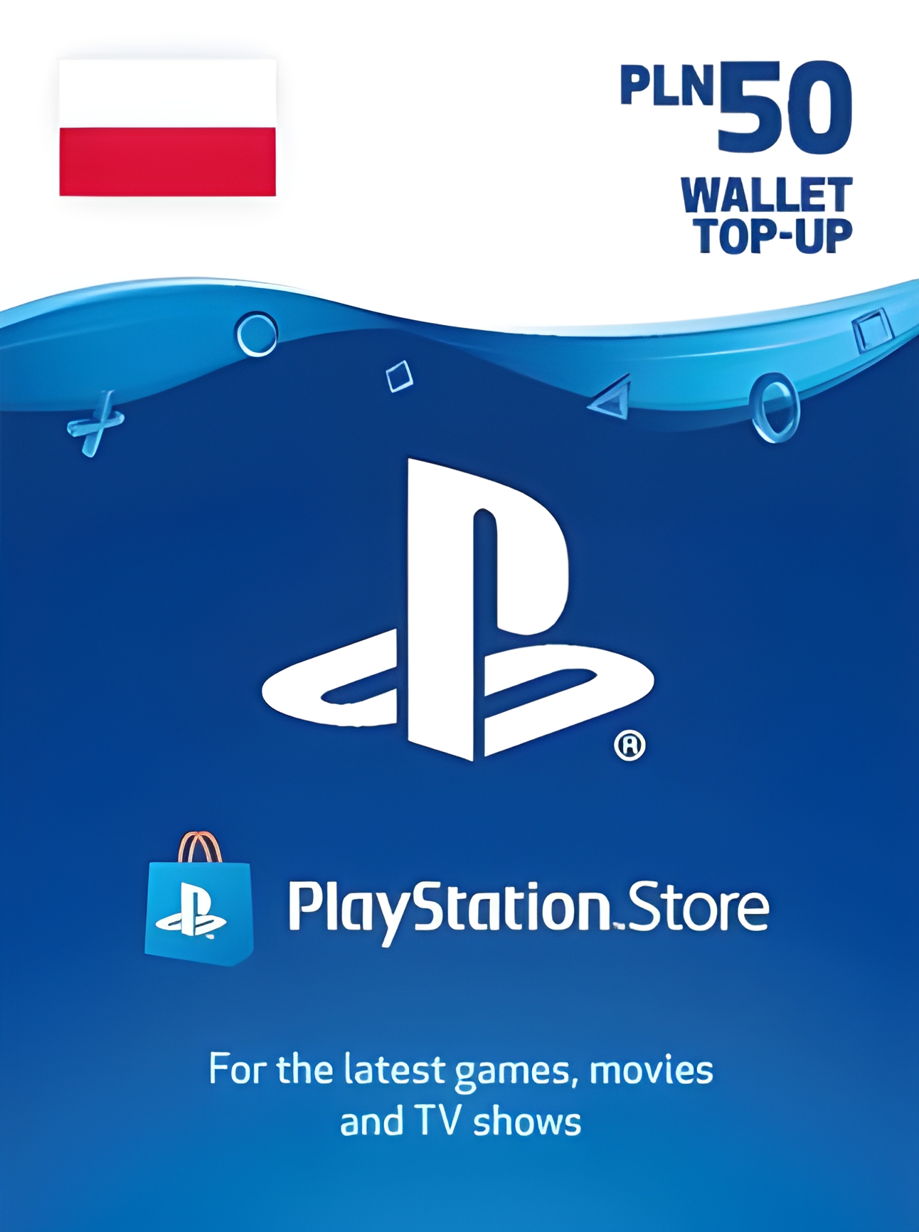 PlayStation Network Gift Card 50 PLN - PSN Poland