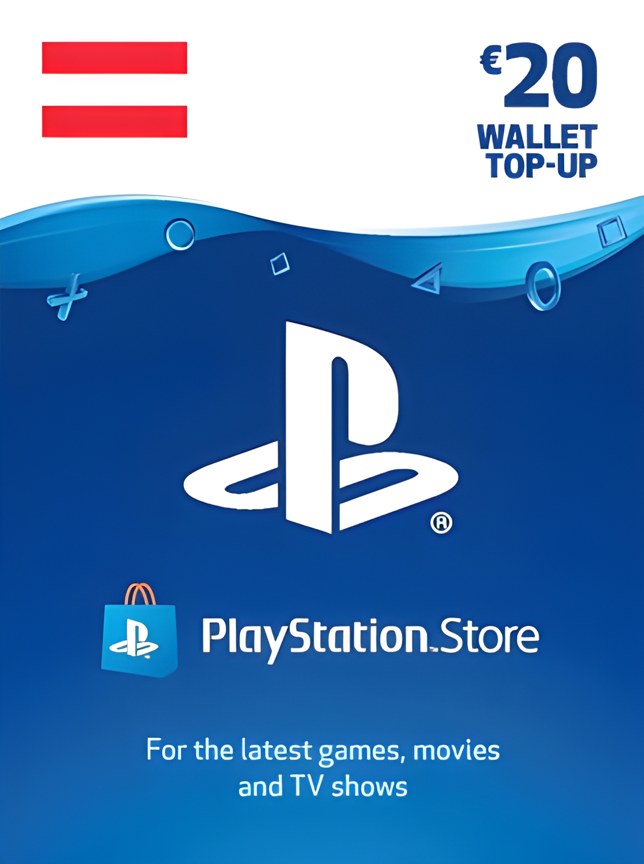 PlayStation Network Gift Card 20 EUR - PSN Austria