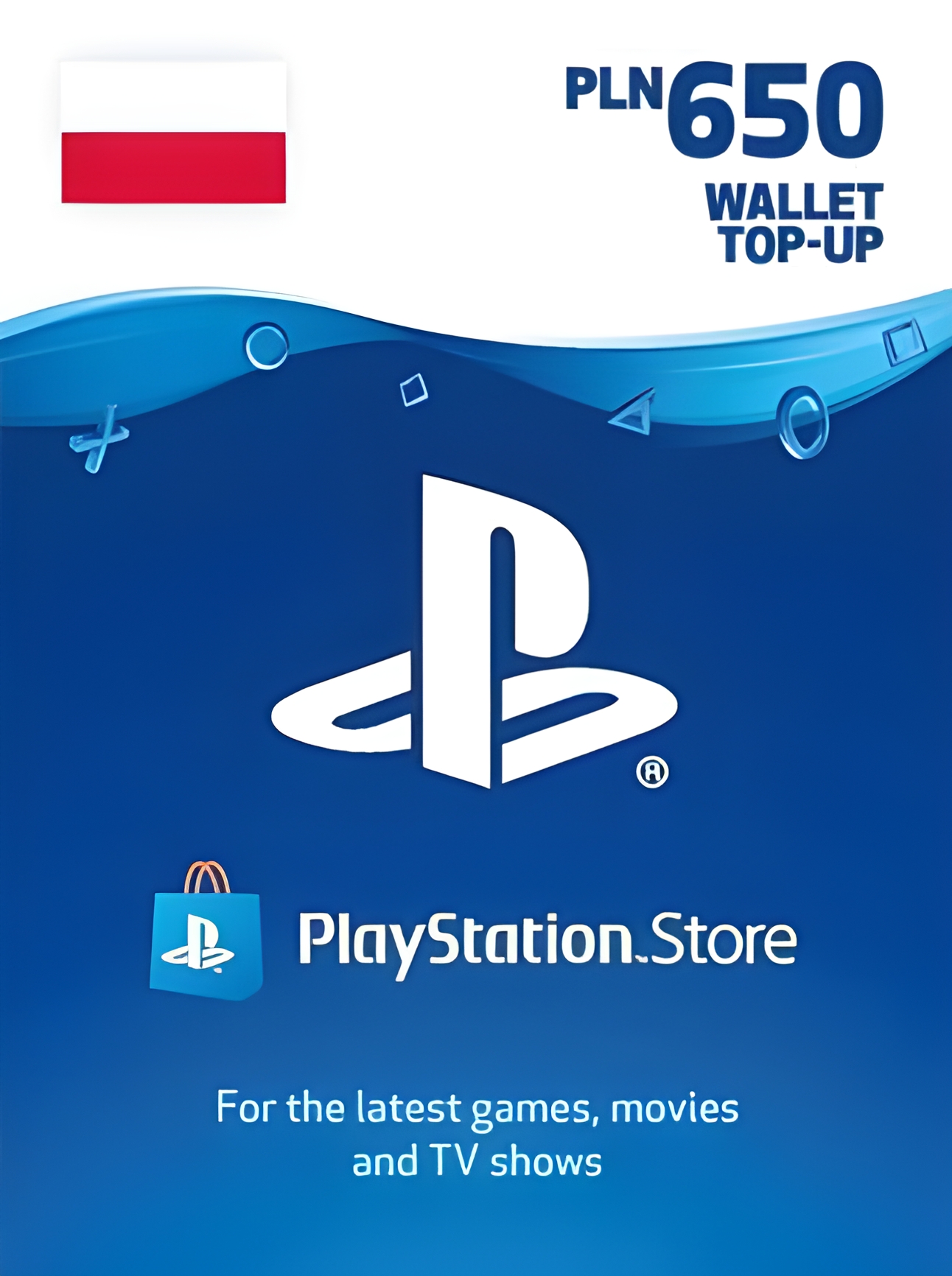 PlayStation Network Gift Card 650 PLN - PSN Key - POLAND
