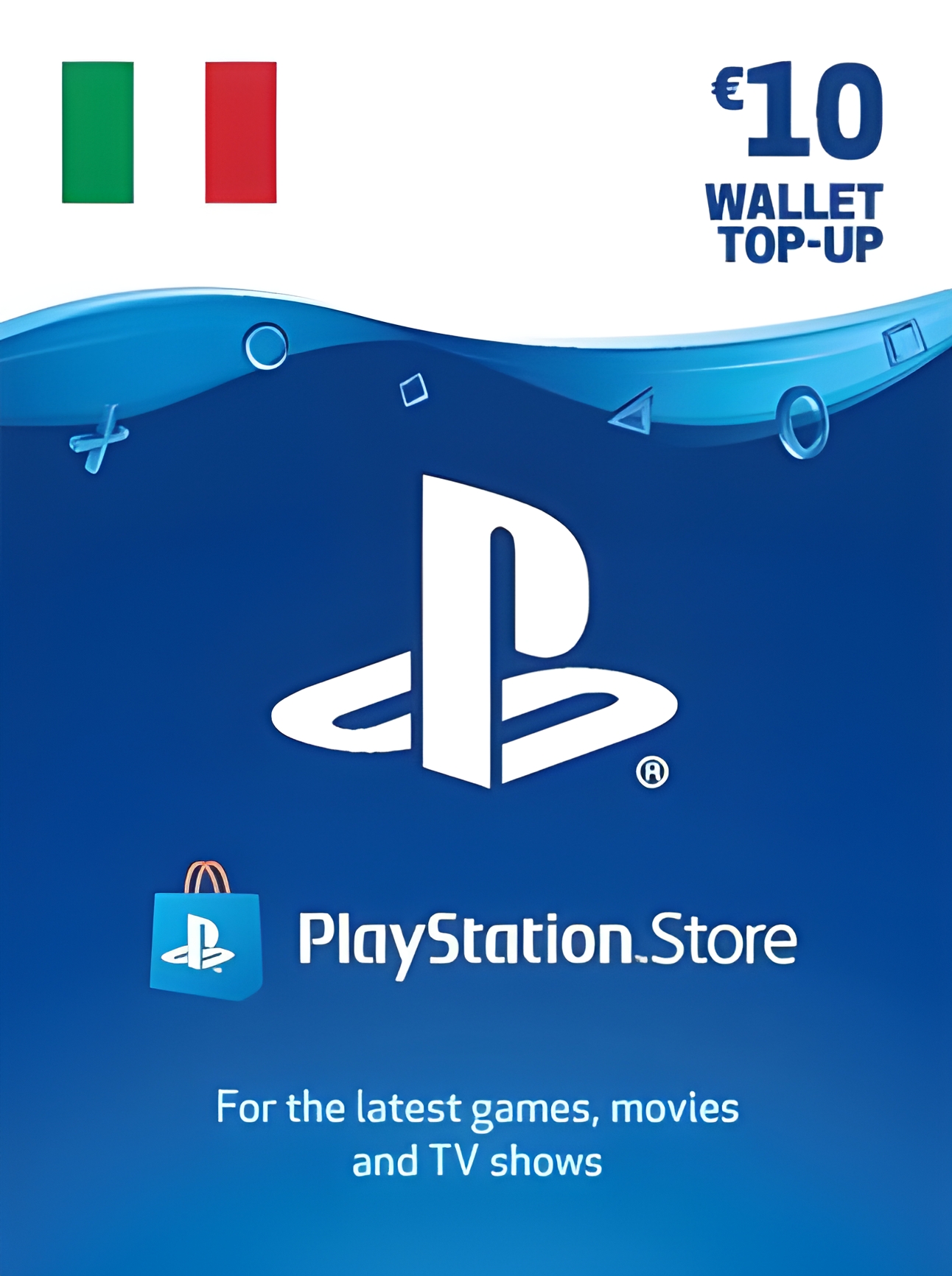 PlayStation Network Gift Card 10 EUR - PSN Italy