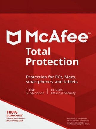 McAfee Total Protection 3 Devices 1 Year Multidevice Key