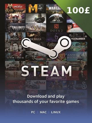 Steam Gift Card 100 GBP - Steam Key - United Kingdom
