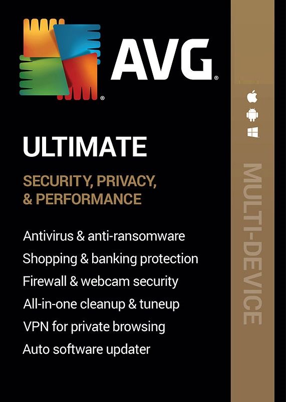 AVG Ultimate Multi-Device (10 Eszköz, 1 Év) - AVG PC, Android, Mac, iOS