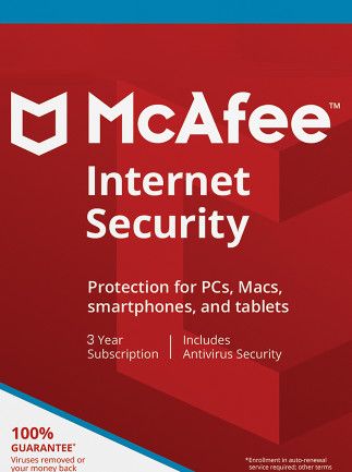 McAfee Internet Security 3 Devices 1 Year Key screenshot 1