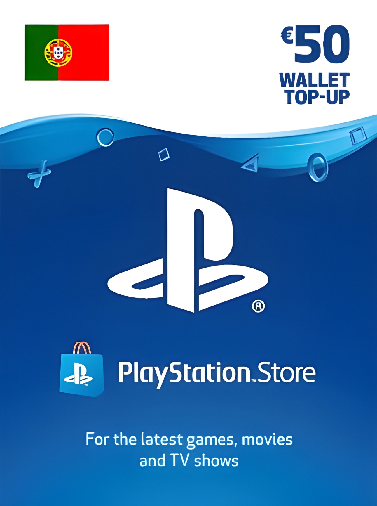 PlayStation Network Gift Card 50 EUR - PSN Portugal