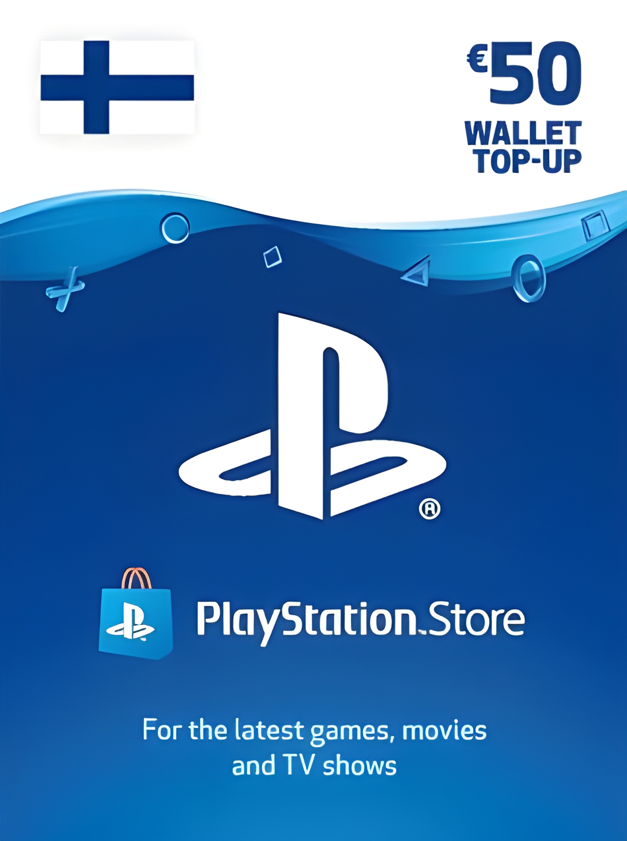 PlayStation Network Gift Card 50 EUR - PSN Finland