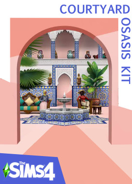 The Sims 4 Courtyard Oasis Kit