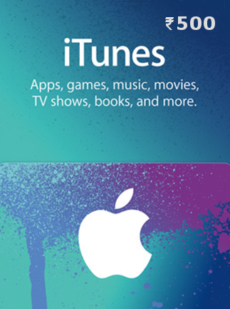 Apple iTunes Gift Card INDIA 500 INR iTunes