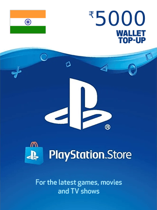 PlayStation Network Gift Card 5000 INR - PSN Key - INDIA