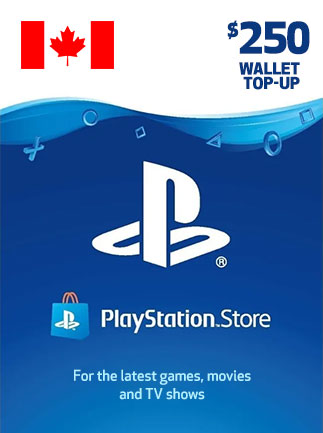 PlayStation Network Gift Card 250 CAD - PSN Key - CANADA