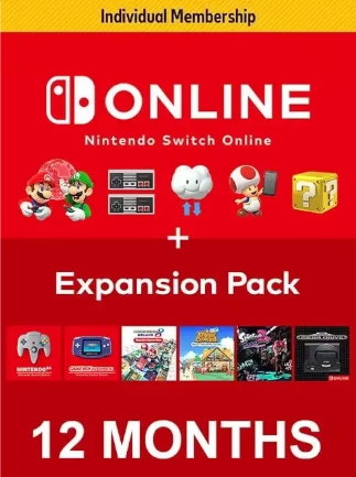 Online Family Membership 12 Hónap + Expansion Pack | Nintendo eShop