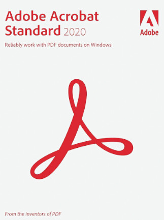 Adobe Acrobat Standard DC (PC) (1 Device, 1 Month)  - Adobe Key - ROW