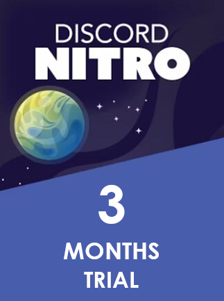 Discord Nitro 3 Hónap Trial - Discord