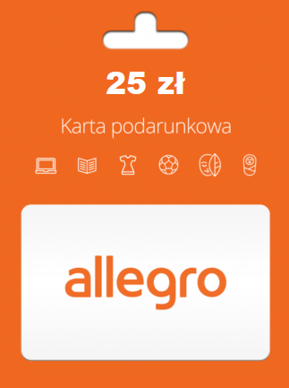 Allegro Karta Podarunkowa 25 PLN POLAND