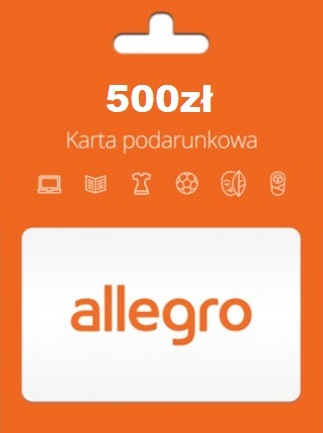Allegro Karta Podarunkowa 500 PLN POLAND