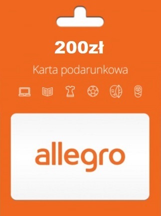 Allegro Karta Podarunkowa 200 PLN POLAND