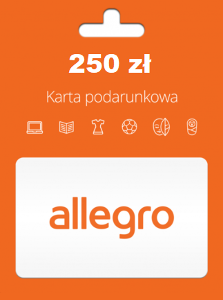 Allegro Karta Podarunkowa 250 PLN POLAND