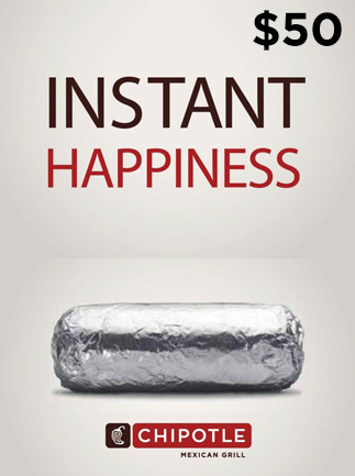 Chipotle Gift Card 50 USD - Chipotle Key - UNITED STATES