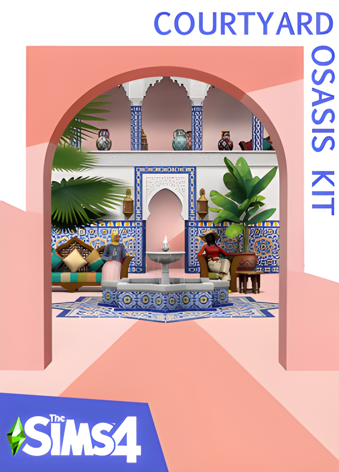 The Sims 4 Courtyard Oasis Kit