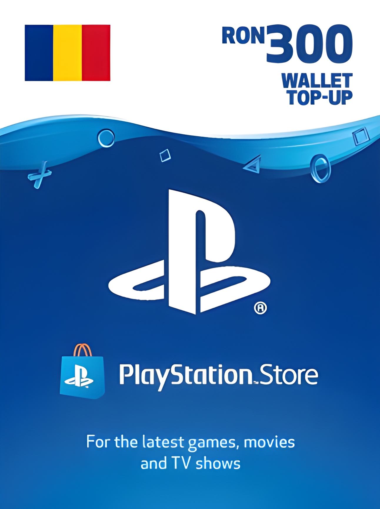 PlayStation Network Gift Card 300 RON - PSN Key - ROMANIA