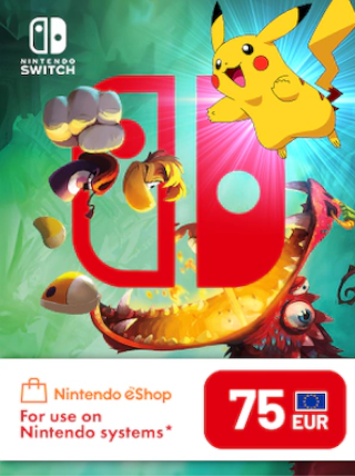 Nintendo eShop Card 75 EUR - Nintendo eShop - ITALY