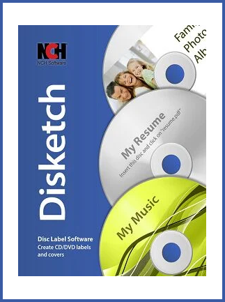 NCH: Disketch Disc Label (PC) (1 Eszköz, Örök) - NCH